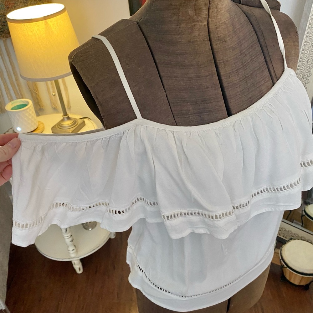 Style Envy | White Off Shoulder Ruffle Top